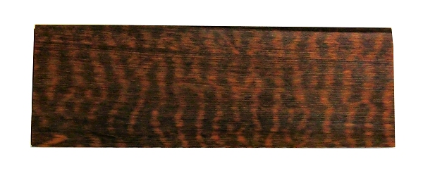 ナイフ用ハンドル材 323982 天然木　スネークウッド 6x35x100 (2枚1組)