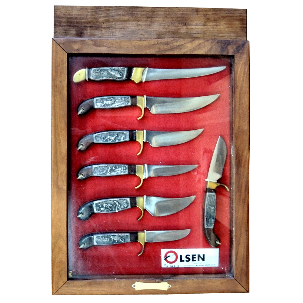 オールドコレクションナイフ OCK14 OLSENOK/ハンドクラフトナイフ7本セット