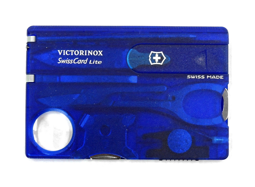 ビクトリノックス VICTORINOX　0.7322.T2 スイスカード ライトT2 BL 半透明ブルー