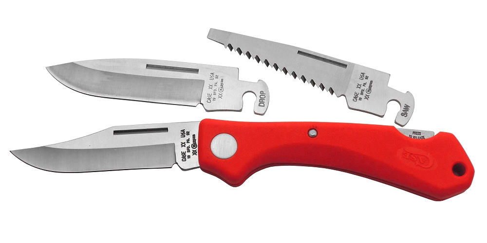Case XX Brown Collectible Folding Knives 3 Blades for sale