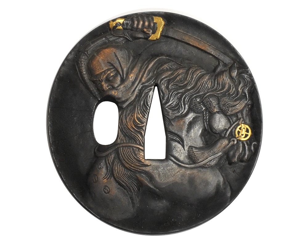 HANWEI (ハンウェイ) つばコレクション　銅鍔 1152-GT 上杉謙信