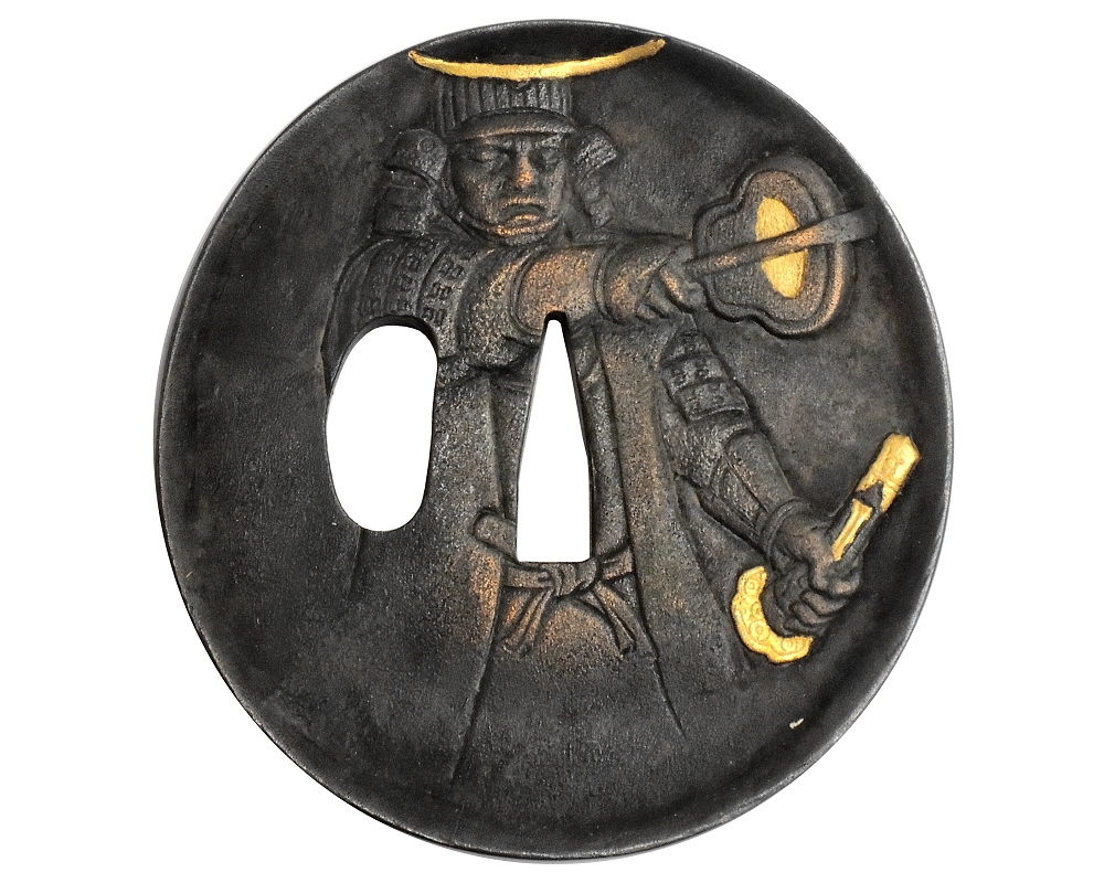 HANWEI (ハンウェイ) つばコレクション　銅鍔 1156-GT 伊達政宗