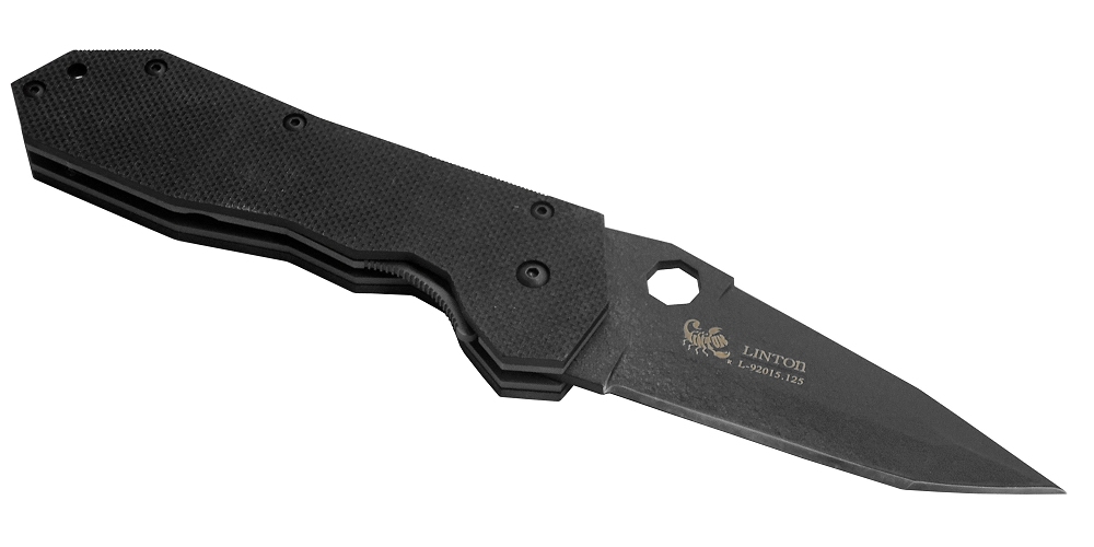 LINTON (リントン) L-92015.125 U2タントーII ブラック | SETOカトラリー｜ナイフ・刀剣の通販