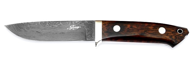 ナイフ用鋼材 321623 中国古城ダマスカス 6.0×38×750