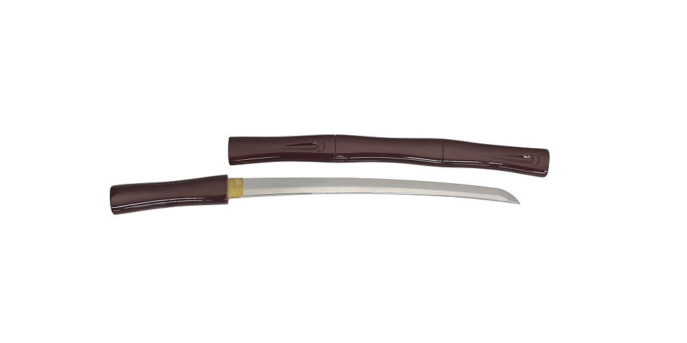 尾形刀剣 日本刀 OG-50 竹茶塗　小刀