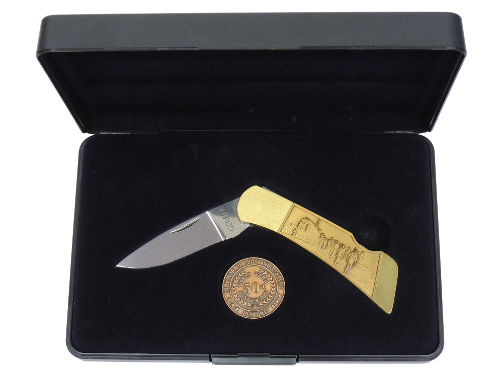 オールドガーバーナイフ OLD GERBER KNIVES　OG120 #6195 FSI WWII戦勝50周年記念ナイフ