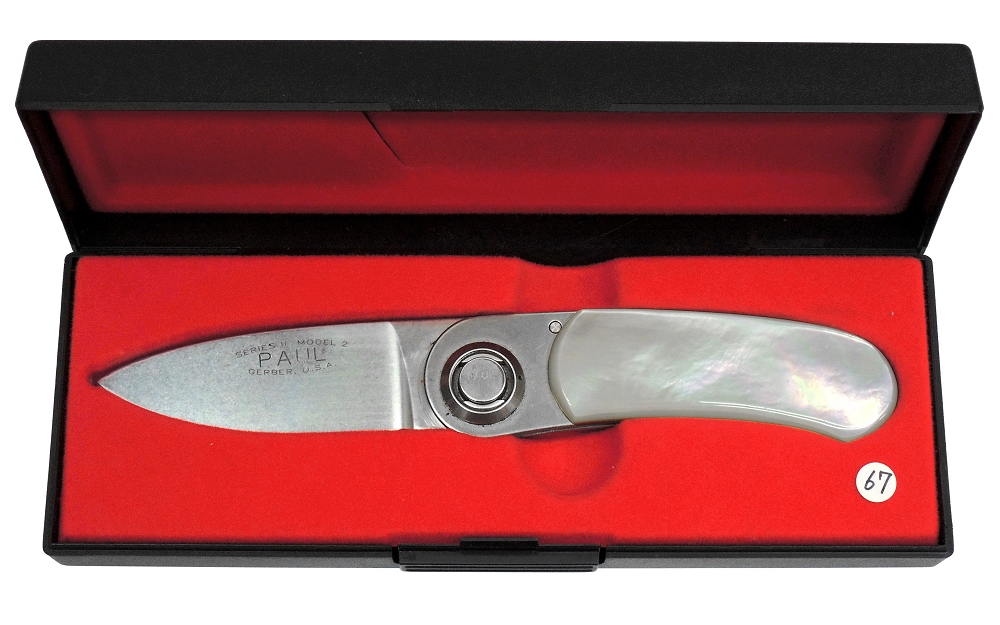 オールドガーバーナイフ OLD GERBER KNIVES　OG67 ポールナイフ マザーパール 1996年製