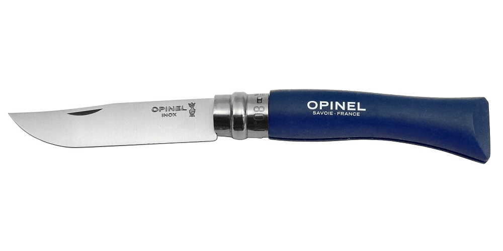 OPINEL (オピネル)　002263　NO.8  ステン　ブリスター　ダークブルー