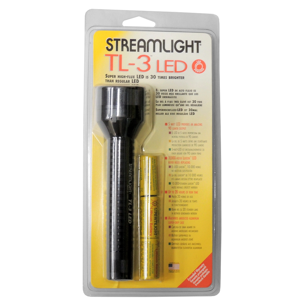 ストリームライト STREAMLIGHT 88106 TASKタクティカルライト TL-3LED ブラック