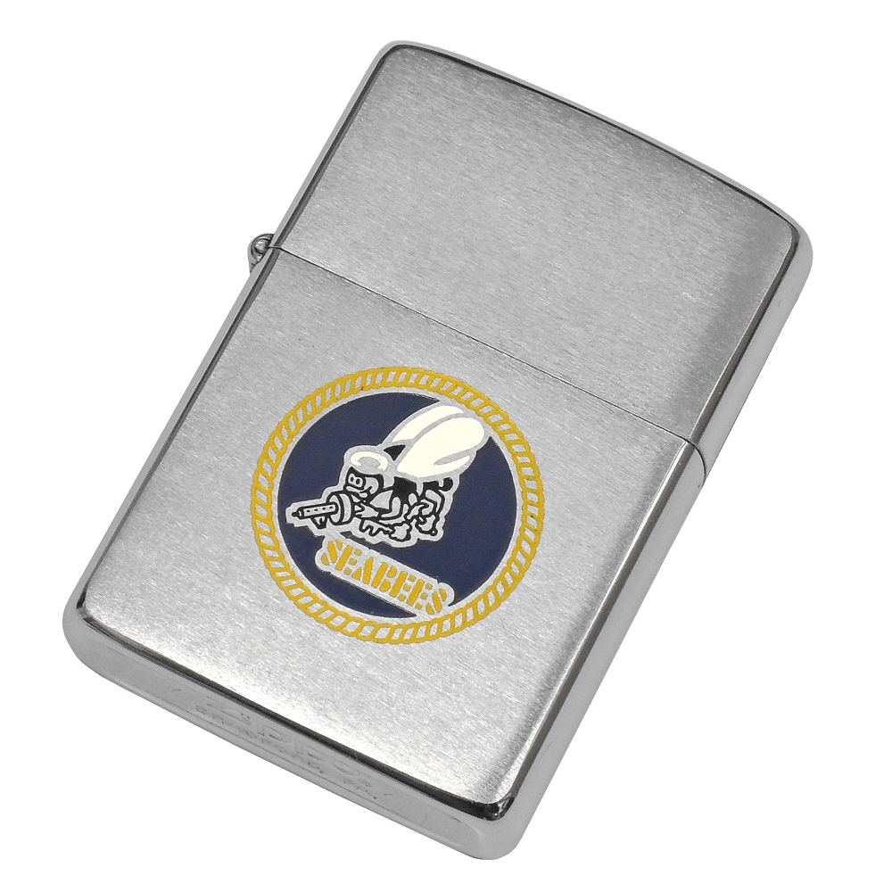 ジッポーライター　ZIPPO 22　1980　“SEABEES”