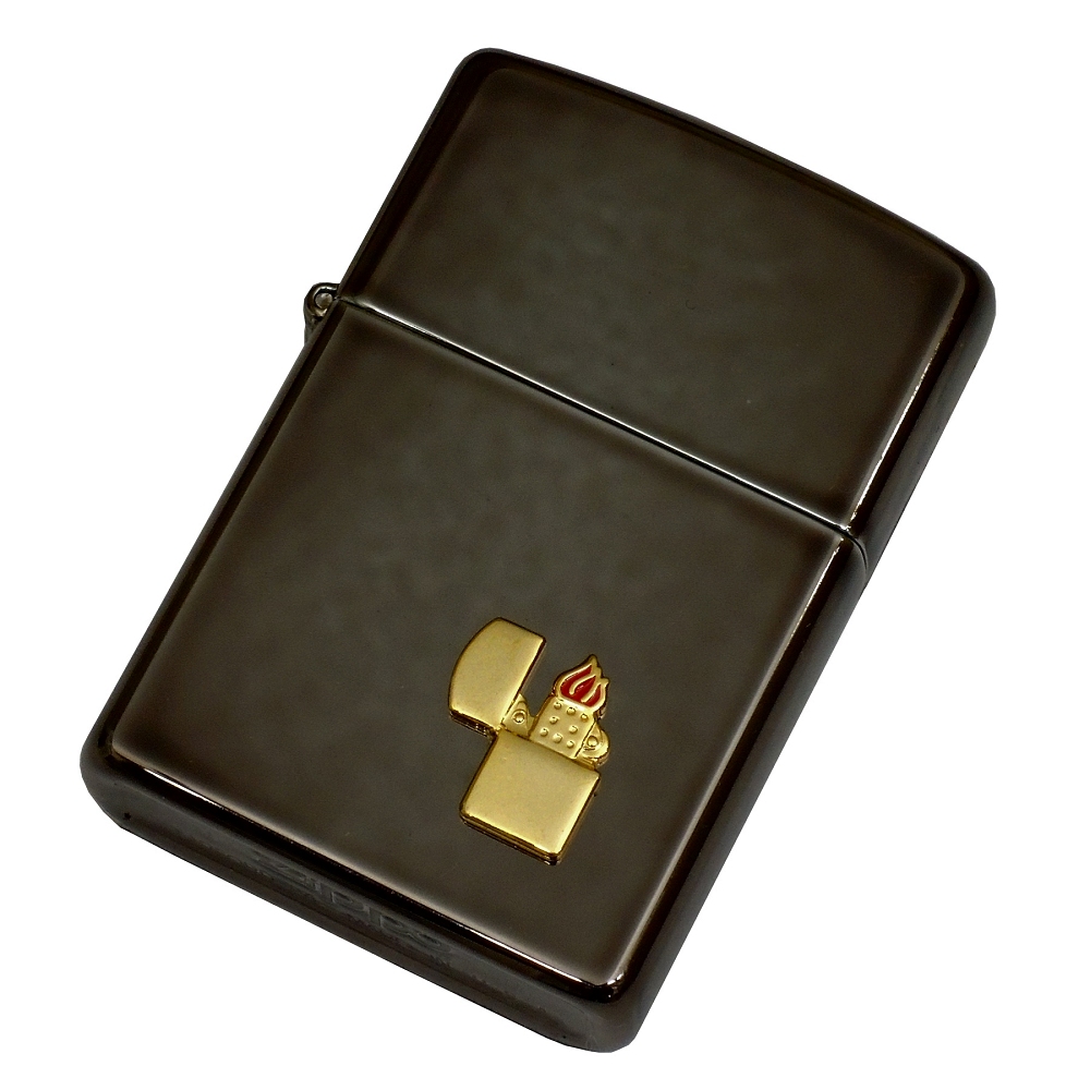 ジッポーライター　ZIPPO 32　1994　#M250ZE, MIDNIGHT CHROME WITH ZIPPO EMBLEM