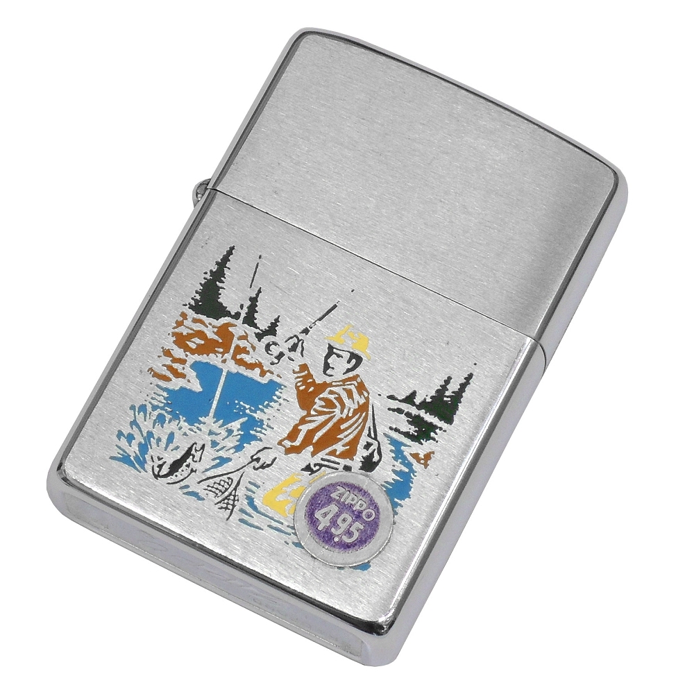 ジッポーライター　ZIPPO 37　1972　“FISHERMAN”